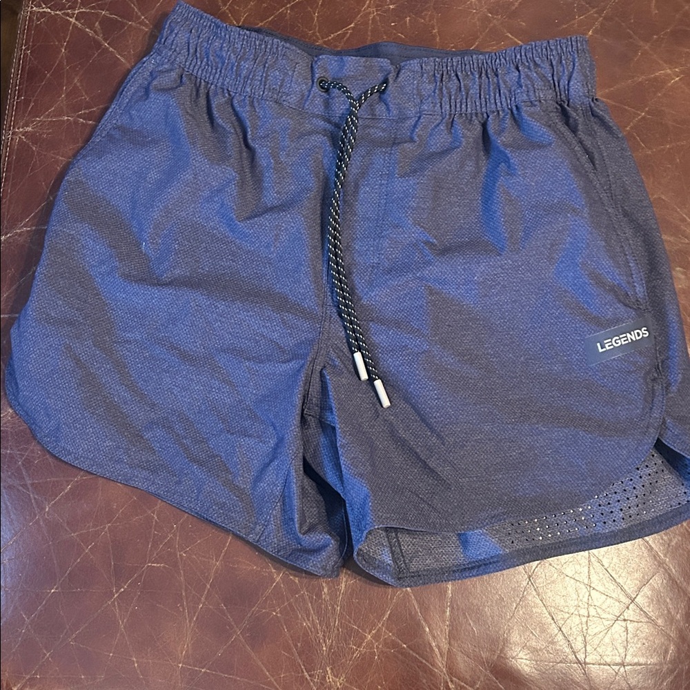 Legends Men's Athletic Shorts in Navy Blue
